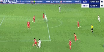 河南2-0国安，钟义浩百场破门，卡多索点射建功，张玉宁中柱